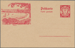 Danzig - Ganzsachen: 1925. Auslands-Bild-Postkarte 20 Pf Wappen. Komplette Serie Von 10 Bildern. Ung - Other & Unclassified