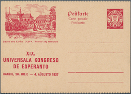 Danzig - Ganzsachen: 1927, Ungebrauchte, Beidseitig Gezähnte Ganzsachenbildpostkarte Wst. Wappen 20 - Other & Unclassified