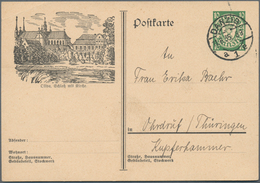 Danzig - Ganzsachen: 1935/37, Vier Bedarfs- Und Portogerecht Gebrauchte Ganzsachenbildpostkarten Wst - Otros & Sin Clasificación