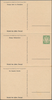 Danzig - Ganzsachen: 1934, Halbamtliche Ungebrauchte Ganzsachenbildpostkarte (Rathausturm) Mit Zwei - Other & Unclassified