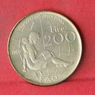 ITALY 200 LIRE 1980 -    KM# 107 - (Nº33484) - 200 Lire