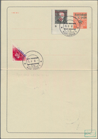 Sudetenland - Karlsbad - Ganzsachen: 1938, Ungebrauchter Kartenbrief 1 Koruna Orange Staatswappen Mi - Bezetting 1938-45