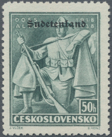 Sudetenland - Konstantinsbad: 1938. Sondermarke 50 H "Doss Alto" Mit Aufdruck "Sudetenland", O.G. Ge - Sudetenland