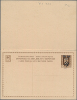 Sudetenland - Rumburg: 1938, Ungebrauchte Ganzsachenpostkarte Mit Bezahlter Antwort Mit Wst. Präside - Région Des Sudètes