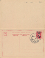 Sudetenland - Rumburg: 1938, Ganzsachenpostkarte Mit Bezahlter Antwort Mit Wst. Präsident Masaryk 1, - Région Des Sudètes