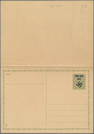 Sudetenland - Rumburg: 1938, Ungebrauchte Ganzsachenpostkarte Mit Bezahlter Antwort Mit Wst. Staatsw - Région Des Sudètes