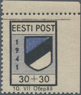 Dt. Besetzung II WK - Estland - Odenpäh (Otepää): 1941, Freimarkenausgabe Wappen, 30+30 Kop. Postfri - Bezetting 1938-45