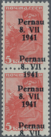 Dt. Besetzung II WK - Estland - Pernau (Pärnu): 1941, 5 Kop. Werktätige Im Senkrechten Paar Mit Vier - Ocupación 1938 – 45