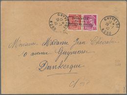 Dt. Besetzung II WK - Frankreich - Dünkirchen: 1940, 30 C Dunkelrot Und 70 C Dunkellila Freimarken " - Occupazione 1938 – 45