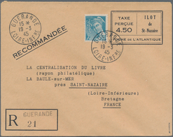 Dt. Besetzung II WK - Frankreich - St. Nazaire - Ganzsachen: 1945, Gebrauchter, Philatelistische Bee - Occupazione 1938 – 45