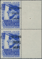 Dt. Besetzung II WK - Litauen - Telschen (Telsiai): Die Postfrischen Marken Im Senkrechten Paar Vom - Occupazione 1938 – 45