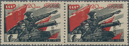 Dt. Besetzung II WK - Litauen - Telschen (Telsiai): Die Postfrischen Marken Im Waagrechten Paar Von - Bezetting 1938-45