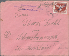 Feldpostmarken: 1944 - 1945, Zweite Allgemeine Insel-Ausgabe "Agramer Aufdruck": 4 Briefe Ab FP.-Nr. - Sonstige & Ohne Zuordnung