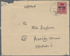 Feldpostmarken: 1944 RHODOS: Inselpost-Zulassungsmarke "WEIHNACHTEN 1944" Auf 5 C. Lilarot, Type V, - Autres & Non Classés