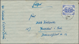 Feldpostmarken: 1945 (23.4.), Hela-Feldpost-Zulassungsmarke (mit Klebstoff Auf Brief Aufgeklebt) Auf - Other & Unclassified