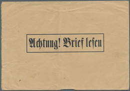 Feldpost 2. Weltkrieg: 1941, Wetterdienst Des Heeres: Vorgedruckter Briefumschlag "Achtung! Brief Le - Sonstige & Ohne Zuordnung