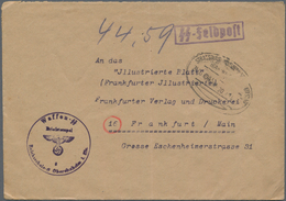 Feldpost 2. Weltkrieg: 1944, SS-FP-Brief Von SS-Brigadeführer Und Generalmajor Der Waffen-SS Von DUF - Altri & Non Classificati