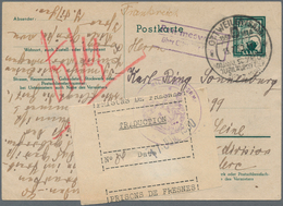 Kriegsgefangenen-Lagerpost: 1950, Saarland, 12 F Grün GSK Mit Landpoststempel Von 'Remmesweiler über - Other & Unclassified