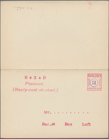 Lagerpost: Ruhleben - Ganzsachen: 1916, Ungebrauchte Ganzsachenpostkarte Mit Bezahlter Antwort Des K - Stamped Stationery