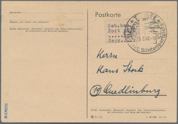 Deutsche Lokalausgaben Ab 1945: TITISEE, 1946, Vierzeiliger Gebührenzettel In Schreibmaschinenschrif - Andere & Zonder Classificatie
