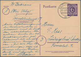 Alliierte Besetzung - Ganzsachen: 1946, I. Kontrollratsausgabe Ganzsachenpostkarte Mit Wst. Große We - Andere & Zonder Classificatie