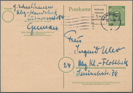 Alliierte Besetzung - Ganzsachen: 1948, I. Kontrollratsausgabe Ganzsachenpostkarte Mit Wst. Große Zi - Other & Unclassified