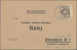 Sowjetische Zone - Ost-Sachsen: 1945, 3 (Pfg.) Hellgraubraun Type I Auf Portogerechter Drucksache, S - Other & Unclassified