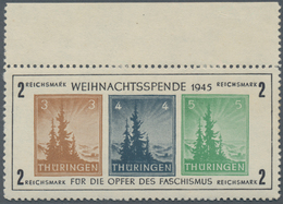 Sowjetische Zone - Thüringen: 1945, Antifa-Block Auf Weißem, Holzfreien Kartonpapier, 3 Pf. HELLSIEN - Autres & Non Classés