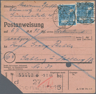 Sowjetische Zone - Bezirkshandstempel - V - Bez. 27 (Leipzig): 1948, 20 Pfg. Arbeiter Mit Aufdruck " - Altri & Non Classificati