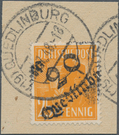 Sowjetische Zone - Bezirkshandstempel - VI - Bez. 29/2° (Magdeburg): 1948, Bezirk 29, 25 Pf. "Arbeit - Autres & Non Classés