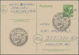 Sowjetische Zone - Ganzsachen: 1948, Gebrauchte Ganzsachenpostkarte Der II. Kontrollratsausgabe Wst. - Sonstige & Ohne Zuordnung