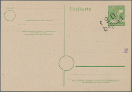 Sowjetische Zone - Ganzsachen: 1948, Ungebrauchte Ganzsachenpostkarte Der II. Kontrollratsausgabe Ws - Otros & Sin Clasificación