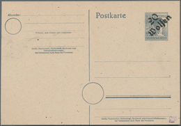 Sowjetische Zone - Ganzsachen: 1948, Zwei Ungebrauchte Ganzsachenpostkarte Der II. Kontrollratsausga - Otros & Sin Clasificación