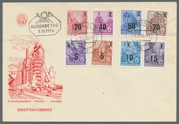 DDR: 1954, "Fünfjahrplan III" Auf Blanko-FDC Mit BERLIN W 8 Z -1.10.54 In Tadelloser Erhaltung. Eine - Autres & Non Classés