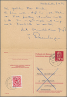 DDR - Ganzsachen: 1971, Gebrauchte Ganzsachenpostkarte Mit Bezahlter Antwort Wst. Ulbricht 15 (Pf) R - Sonstige & Ohne Zuordnung