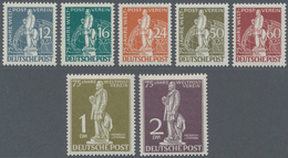Berlin: 1949, "Weltpostverein" Komplett Tadellos Postfrisch Und Ohne Signaturen, M€ 750,- - Storia Postale