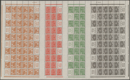Berlin - Markenheftchenbogen: 1949, Kompletter, Postfrischer Markenheftchen-Bogen Bauten Mit HAN 161 - Postzegelboekjes