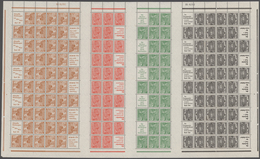 Berlin - Markenheftchenbogen: 1952, Kompl. Postfrischer Markenheftchen-Bogen Bauten Mit HAN 15179.52 - Libretti