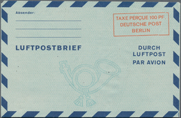 Berlin - Ganzsachen: 1948, Ungebrauchter Ganzsachenluftpostbrief Mit Wertrahmen "TAXE PERCUE 100 PF. - Otros & Sin Clasificación