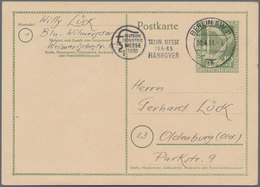 Berlin - Ganzsachen: 1951, Bedarfs- Und Portogerecht Verwendete Ganzsachenpostkarte 10 Pfennig Grün - Sonstige & Ohne Zuordnung