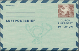 Berlin - Ganzsachen: 1952/54, Vier Verschiedene Ungebrauchte Ganzsachenluftpostbriefe Und -luftpostl - Sonstige & Ohne Zuordnung
