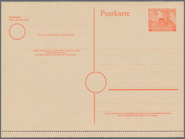 Berlin - Ganzsachen: 1955, Ungebrauchte Gezähnte Ganzsachenpostkarte 8 Pfennig Rot Berlin-Schöneberg - Altri & Non Classificati