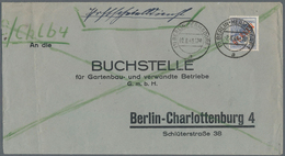 Berlin - Postschnelldienst: 80 Pf. Rotaufdruck Als EF Auf Postschnelldienstbf. Von Berlin-Hermsdorf - Covers & Documents