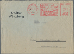 Bizone: 1948, Zehnfachfrankatur Mit Illustriertem Freistempel 240 Pfennig 'Das Schöne Würzburg Im Wi - Other & Unclassified
