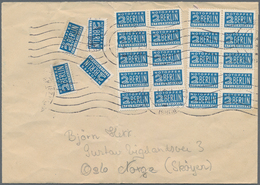 Bizone - Zwangszuschlagsmarken: 1954, Umschlag (senkrechte Faltung Und Oben Kleine Öffnungsmgl.) Fra - Other & Unclassified