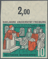 Bundesrepublik Deutschland: 1957, 500 Jahre Universität Freiburg, Ungezähnt Aber Zusätzlich Mit Selt - Otros & Sin Clasificación
