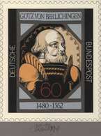 Bundesrepublik Deutschland: 1980, Nicht Angenommener Künstlerentwurf (17x20,5) Von Prof. H.Schilling - Sonstige & Ohne Zuordnung