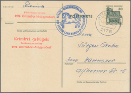 Bundesrepublik - Ganzsachen: 1967, Bedarf- Und Portogerecht Verwendete Ganzsachenpostkarte 20 Pfenni - Autres & Non Classés