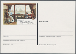 Bundesrepublik - Ganzsachen: 1985 Ganzsachenkarte Zur Philatelia '85 In Köln Als PROBEDRUCK In Geänd - Other & Unclassified