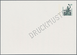 Bundesrepublik - Ganzsachen: 1989, Druckmuster Für Privatganzsachenkarten Mit 60 Pfennig Bavaria Mün - Altri & Non Classificati